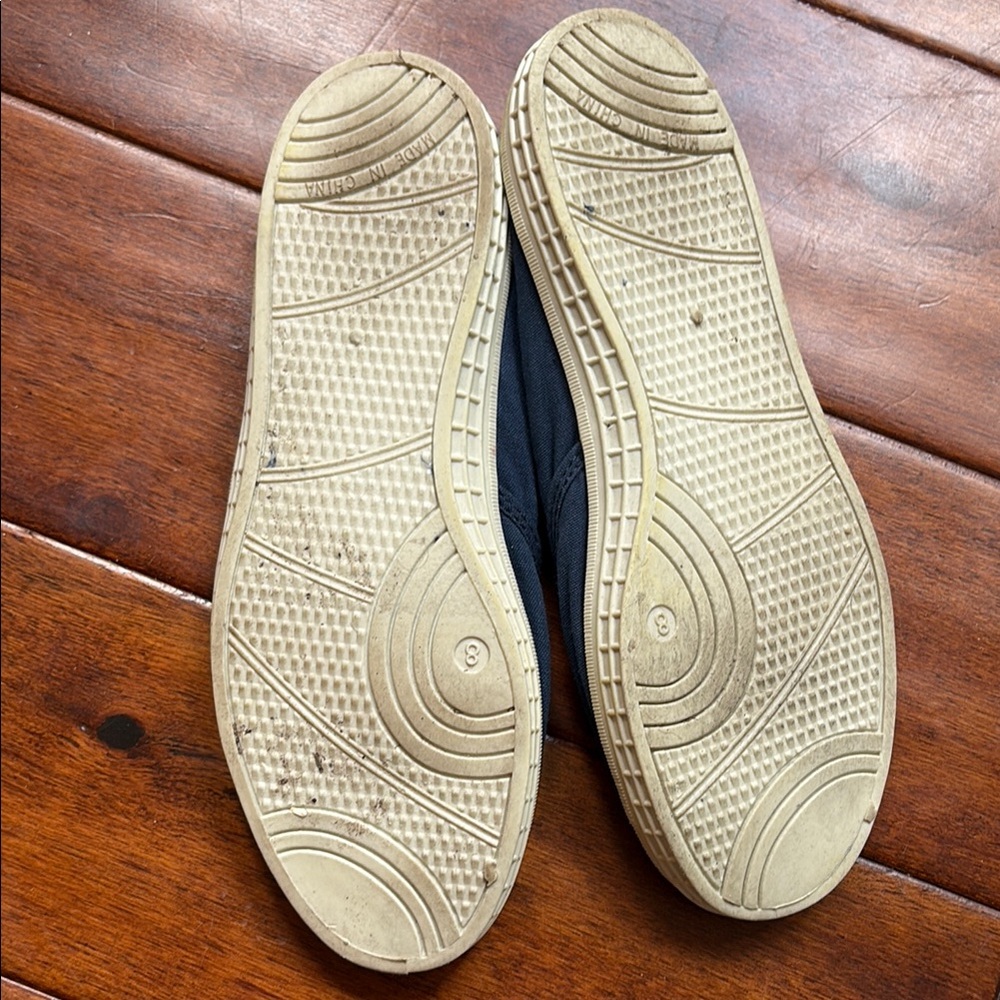 Women’s Canvas Shoes - Blue, Navy, Green, White - Picture 7 of 15
